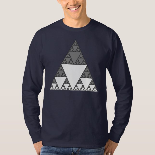 T-shirt nerd de maths d'art de fractale ($$etAPP (Devant)