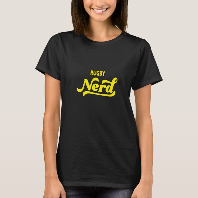 T-shirt Nerd de rugby (Devant)