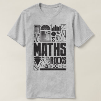 T-shirt nerd de slogan de geek de mathématiques de