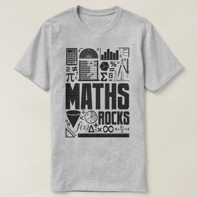 T-shirt nerd de slogan de geek de mathématiques de (Design devant)