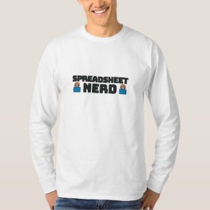 T-shirt Nerd feuille de calcul