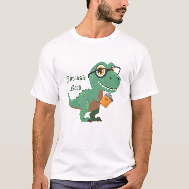 T-shirt Nerd jurassique (Devant)
