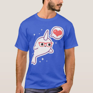 T-shirt Nerd Narwhal