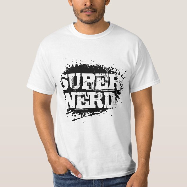 T-shirt nerd superbe (Devant)