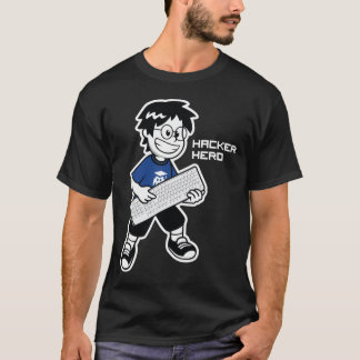 T-shirt Nerdson Hacker Nerd - Produit officiel Hacktoon