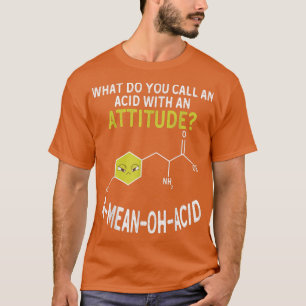 T-shirt Nerdy Amino Acid Humour science et chimie jeu