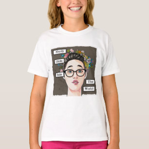 T-shirt Nerdy Girls dirigent le monde