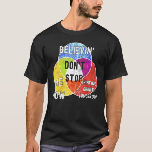 T-shirt Nerdy N'arrêtez pas Venn Diagram Algebra Math Ense