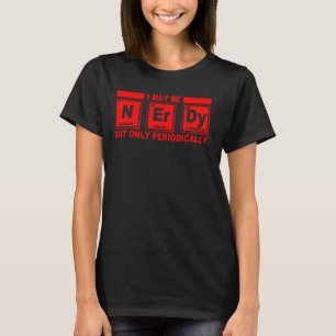 T-shirt Nerdy Périodiquement Hommes Femmes Sciences Cool N