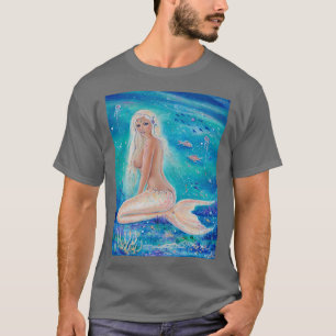 T-shirt Nerea Mermaid Art d'imaginaire par Renee Lavoie
