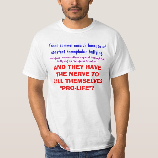 T-shirt Nerf pour s'appeler contre l'avortement et (Devant)