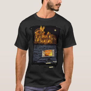 T-shirt Nero Burns Rome Joke Italien Souvenir