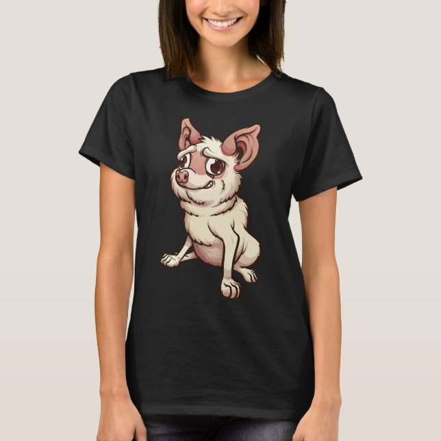 T-shirt Nervous Chihuahua (Devant)