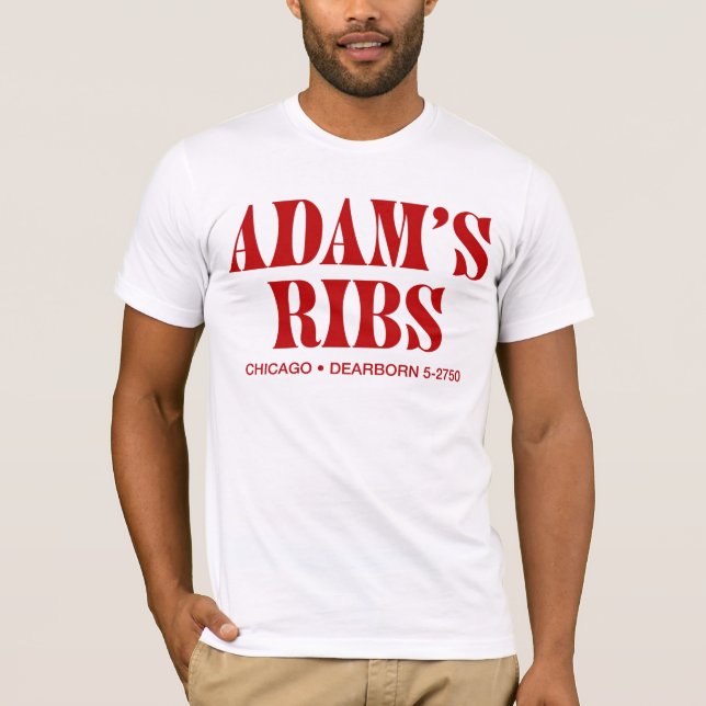 T-shirt Nervures d'Adams (Devant)