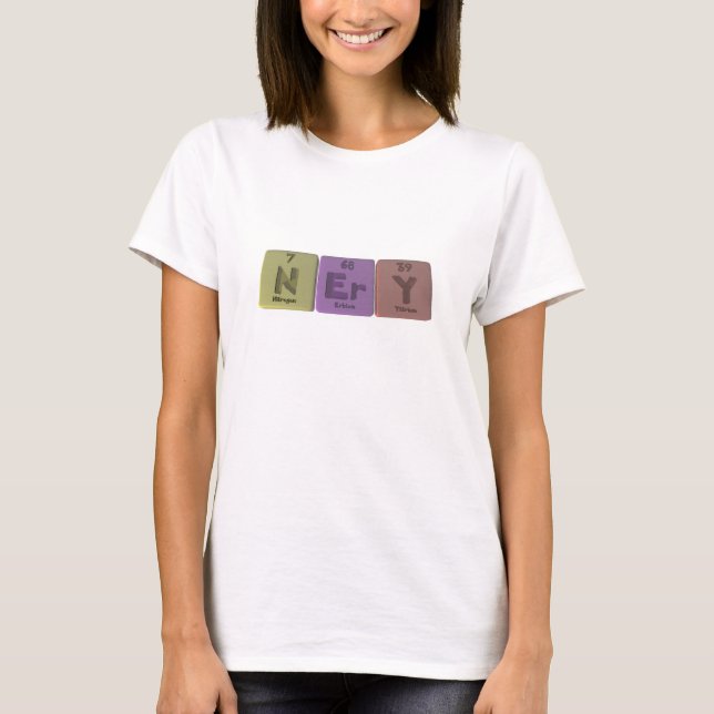 T-shirt Nery en tant que yttrium d'erbium d'azote (Devant)