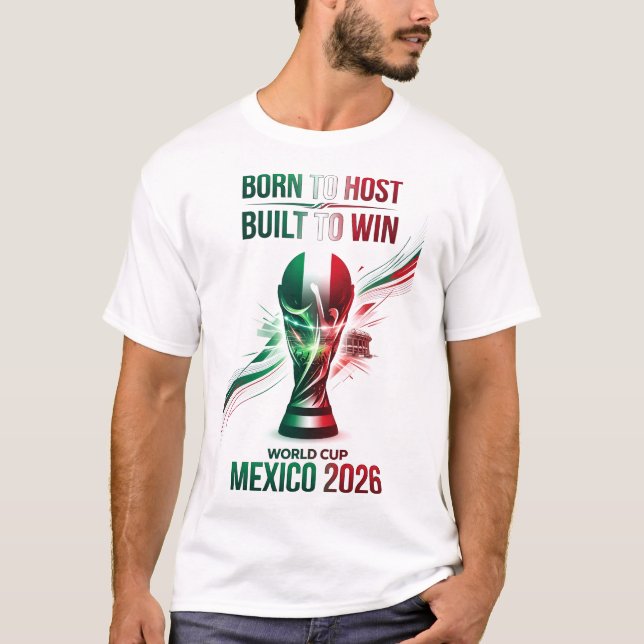 T-shirt Nés pour héberger, construits pour gagner (Devant)