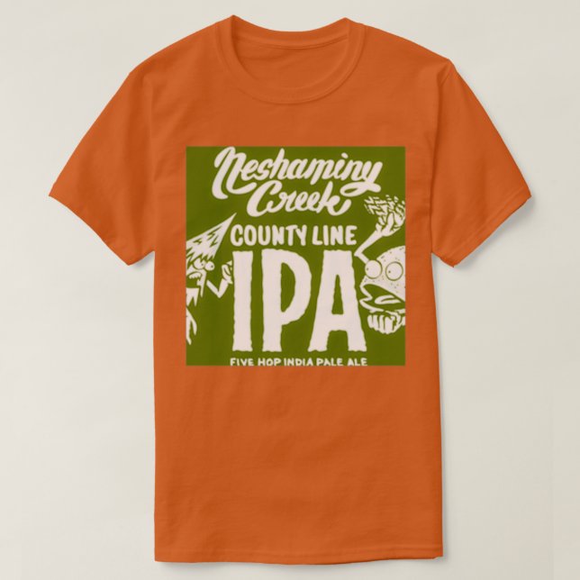 T-shirt Neshaminy Creek County Line IPA (Design devant)