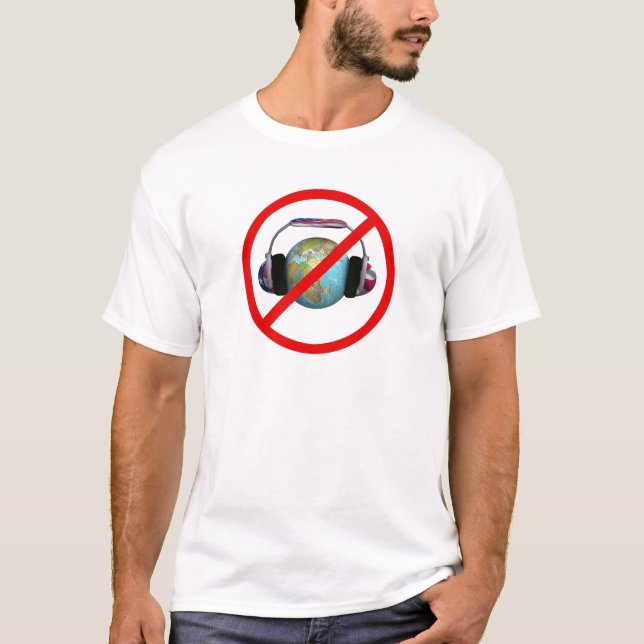 T-shirt N'espionne pas le monde (Devant)