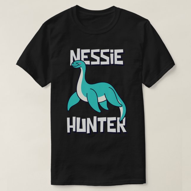 T-shirt Nessie Hunter Funny Loch Ness Monster Ecosse (Design devant)