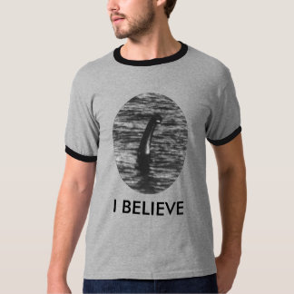 T-shirt Nessie, JE CROIS - customisé