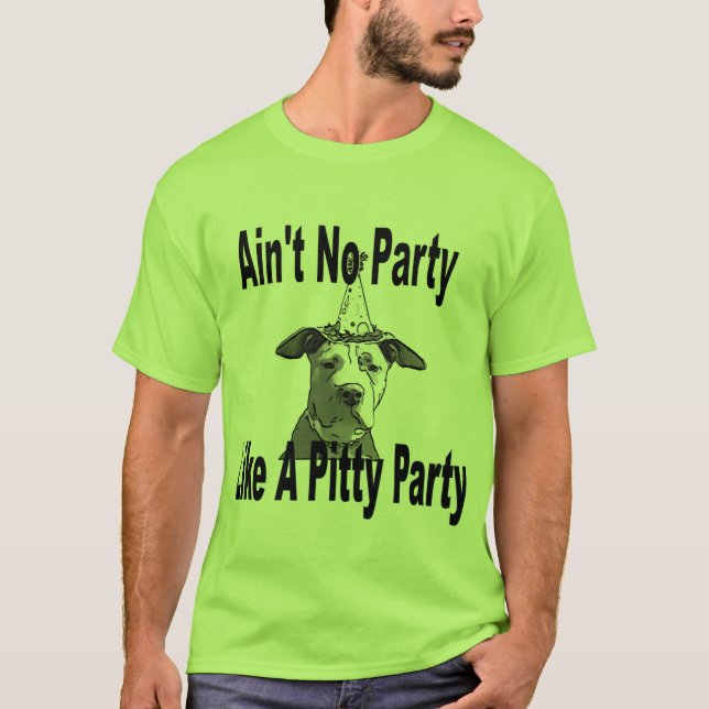 T-shirt N'est aucune partie comme une partie de Pitty (Devant)