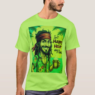 T-shirt n'est pas l'heure heureuse à tout moment johnney d