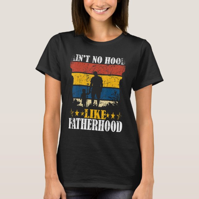 T-shirt N'est pas pas un trou comme la paternité Père Vint (Devant)
