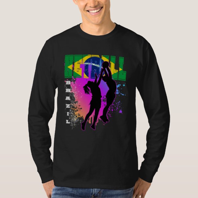T-shirt Netball du Brésil (Devant)