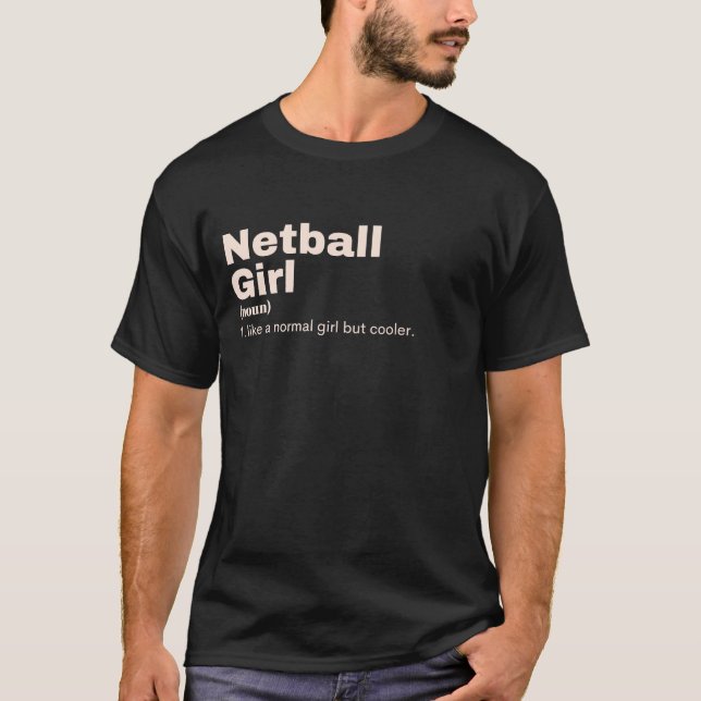 T-shirt Netball Girl - Netball (Devant)
