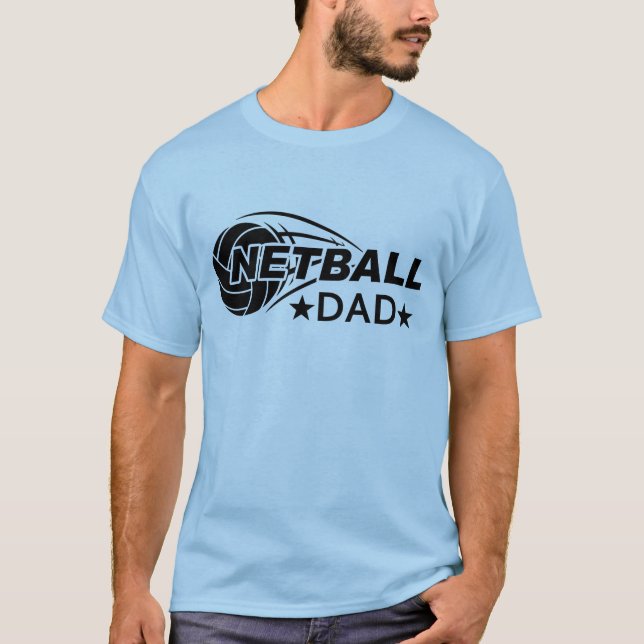T-shirt Netball papa (Devant)