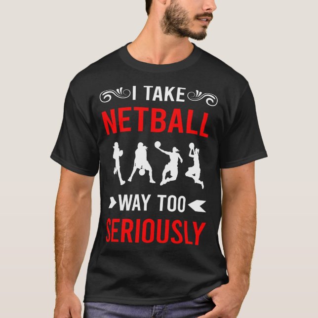 T-shirt Netball sérieux (Devant)