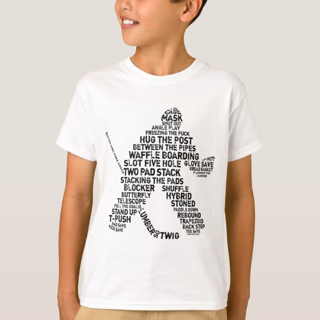 T-shirt Netminder de hockey (Devant)
