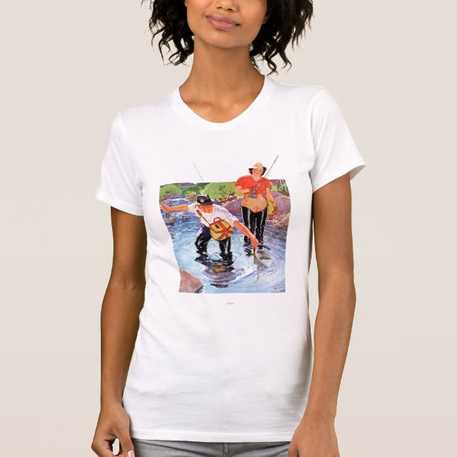 T-shirt Netting A Fish par R.J. Cavaliere (Devant)