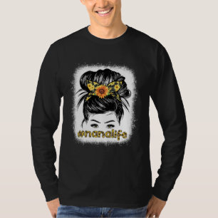 T-shirt Nettoie les cheveux de Nana en chignon décoiffé To