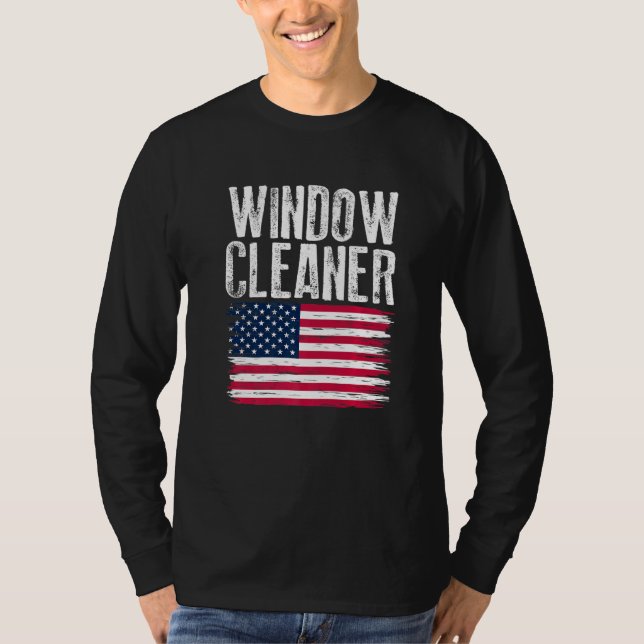 T-shirt Nettoyage de fenêtre 40 (Devant)
