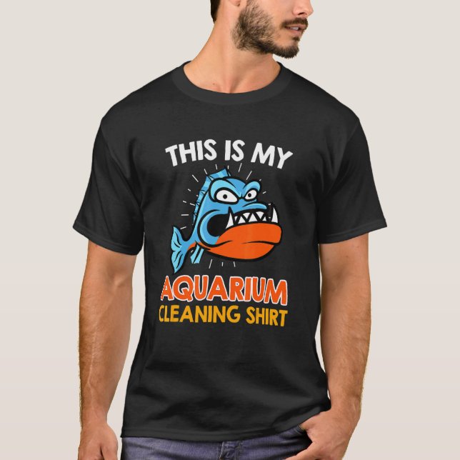 T-shirt Nettoyage de l'aquarium d'Aquarist (Devant)