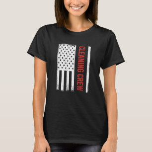 T-shirt Nettoyage de l'équipage Américain 4 Juillet Gardie
