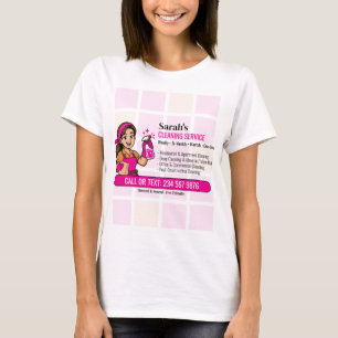 T-shirt Nettoyage de maison d'appel de bonne bouteille de