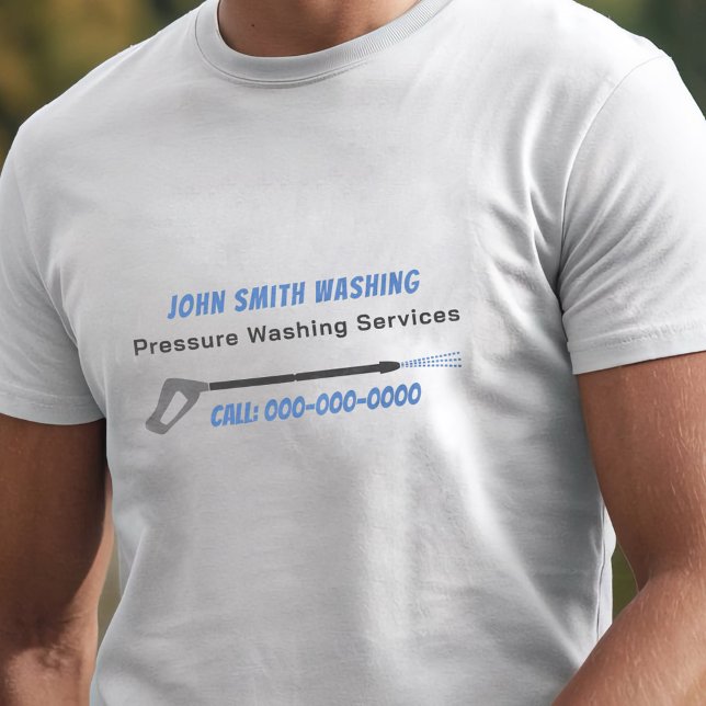 T-shirt Nettoyage de pression et nettoyage de l'alimentati (Pressure Washing & Power Wash Cleaning T-Shirt)