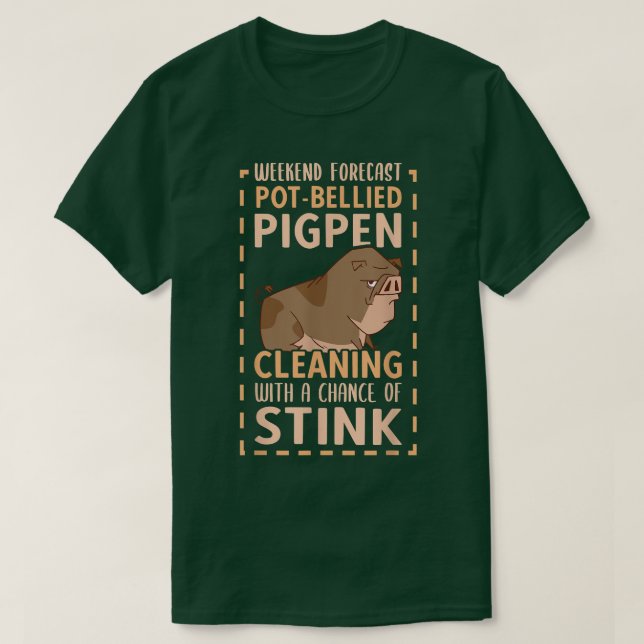 T-shirt Nettoyage de stylo à pots - Pi de conception de él (Design devant)