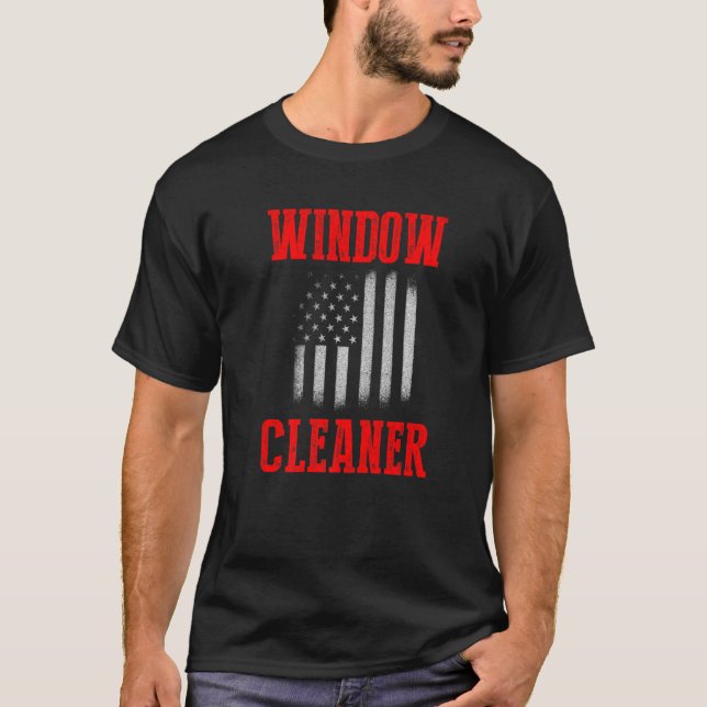 T-shirt Nettoyage des fenêtres 25 (Devant)