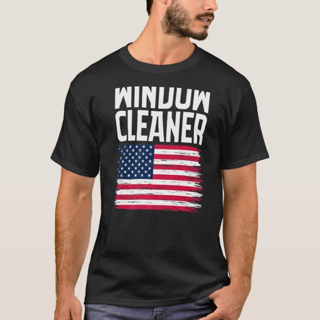 T-shirt Nettoyage des fenêtres 49 (Devant)