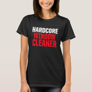 T-shirt Nettoyage des tâches du nettoyeur de fenêtres