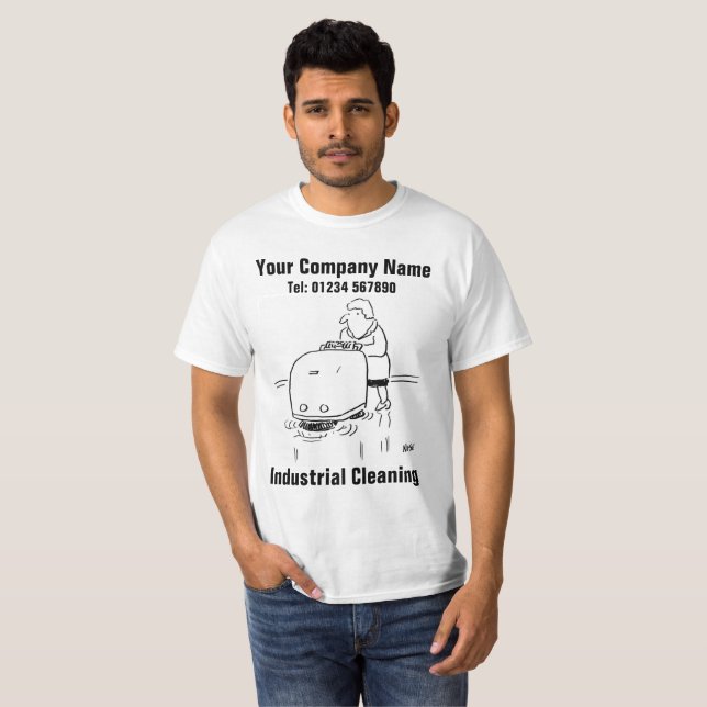 T-shirt Nettoyage industriel (Devant entier)
