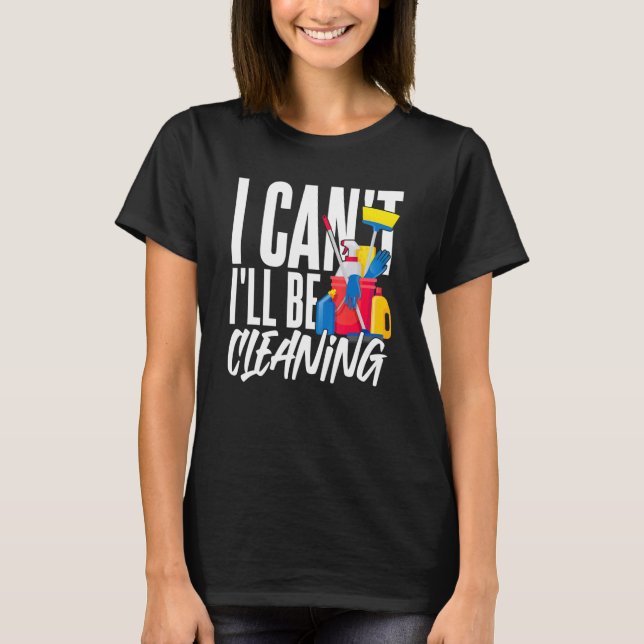 T-shirt Nettoyage ménager (Devant)