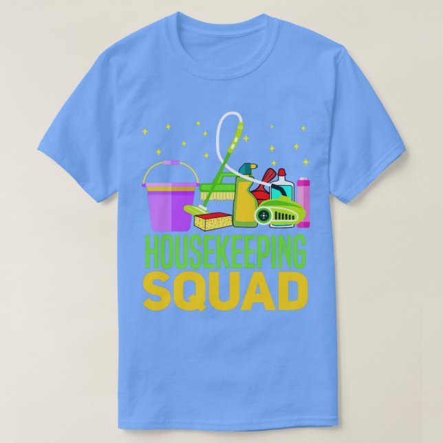 T-shirt Nettoyage ménager Entretien Ménagère Foyer (Design devant)