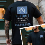 T-shirt Nettoyage professionnel Logo Nettoyage de fenêtre<br><div class="desc">Améliorez la visibilité et le professionnalisme de votre marque grâce à notre T-Shirt nettoyant logo professionnel. Conçu spécialement pour les entreprises offrant des services de nettoyage de panneaux solaires, de lavage de fenêtre et de nettoyage résidentiel et commercial, ce chemise présente un logo personnalisé qui est affiché en évidence à...</div>