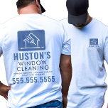 T-shirt Nettoyage professionnel Logo Nettoyage de fenêtre<br><div class="desc">Montrez votre engagement envers l'excellence grâce à notre T-Shirt nettoyant de fenêtre de logo professionnel, un must pour toute entreprise de nettoyage de fenêtre. Cette chemise est plus qu'un uniforme, c'est un témoignage de votre dévouement au professionnalisme et à la qualité du service. Doté d'un design propre et moderne, ce...</div>