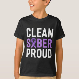 T-shirt Nettoyer Sober Fière de la dépendance finale Sensi