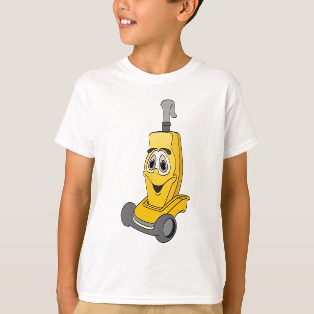 T-shirt Nettoyeur à vide jaune (Devant)